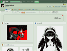 Tablet Screenshot of cottonvalent.deviantart.com