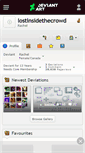 Mobile Screenshot of lostinsidethecrowd.deviantart.com