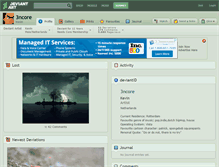 Tablet Screenshot of 3ncore.deviantart.com
