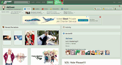 Desktop Screenshot of aleswan.deviantart.com
