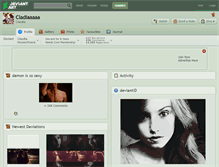 Tablet Screenshot of cladiaaaaa.deviantart.com