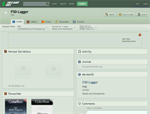 Tablet Screenshot of fiid-lagger.deviantart.com