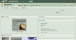 Desktop Screenshot of mayu-kawaii.deviantart.com