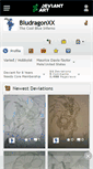 Mobile Screenshot of bludragonxx.deviantart.com