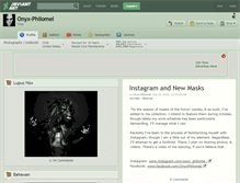 Tablet Screenshot of onyx-philomel.deviantart.com