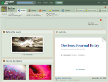 Tablet Screenshot of bastar.deviantart.com