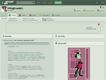 Tablet Screenshot of irkinginvaders.deviantart.com