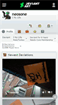 Mobile Screenshot of neosone.deviantart.com