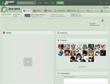 Tablet Screenshot of jaya-sama.deviantart.com