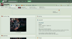 Desktop Screenshot of igreywolf.deviantart.com