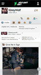 Mobile Screenshot of igreywolf.deviantart.com