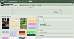 Desktop Screenshot of amandaclayton.deviantart.com
