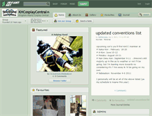 Tablet Screenshot of khcosplaycentral.deviantart.com