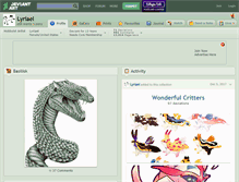 Tablet Screenshot of lyriael.deviantart.com