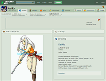 Tablet Screenshot of kasikio.deviantart.com