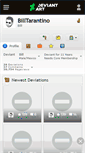 Mobile Screenshot of billtarantino.deviantart.com