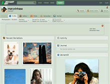 Tablet Screenshot of maryxinhaaa.deviantart.com