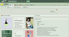 Desktop Screenshot of mariferh.deviantart.com