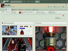 Tablet Screenshot of eat-sith.deviantart.com