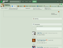 Tablet Screenshot of kiakime.deviantart.com