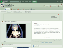 Tablet Screenshot of fushigidestiny.deviantart.com