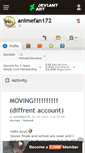 Mobile Screenshot of animefan172.deviantart.com