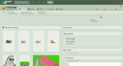 Desktop Screenshot of infcarnage.deviantart.com