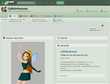 Tablet Screenshot of caffeforthetoons.deviantart.com