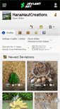 Mobile Screenshot of hanamauicreations.deviantart.com