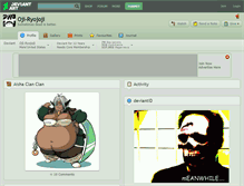 Tablet Screenshot of oji-ryojoji.deviantart.com