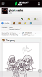 Mobile Screenshot of ghost-sasha.deviantart.com