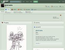 Tablet Screenshot of ghost-sasha.deviantart.com
