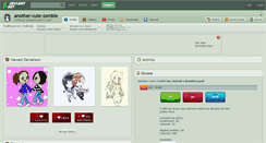 Desktop Screenshot of another-cute-zombie.deviantart.com