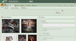 Desktop Screenshot of l2l.deviantart.com