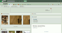 Desktop Screenshot of dropship.deviantart.com