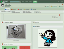 Tablet Screenshot of daiminion.deviantart.com