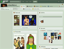 Tablet Screenshot of jetandharu.deviantart.com