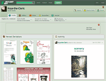 Tablet Screenshot of koya-the-cleric.deviantart.com