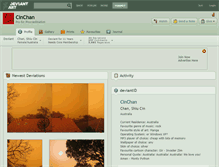 Tablet Screenshot of cinchan.deviantart.com