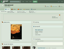 Tablet Screenshot of bobjablonski.deviantart.com