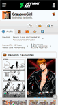 Mobile Screenshot of graysongirl.deviantart.com