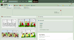 Desktop Screenshot of mysia.deviantart.com
