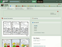 Tablet Screenshot of mysia.deviantart.com