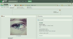 Desktop Screenshot of emiliak.deviantart.com