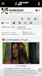 Mobile Screenshot of goldenquill.deviantart.com
