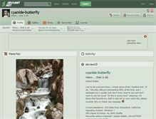 Tablet Screenshot of cyanide-butterfly.deviantart.com