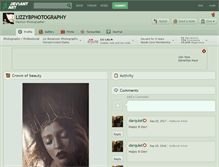 Tablet Screenshot of lizzybphotography.deviantart.com