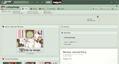 Desktop Screenshot of loftybydesign.deviantart.com