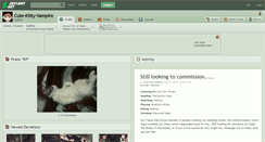 Desktop Screenshot of cute-kitty-vampire.deviantart.com