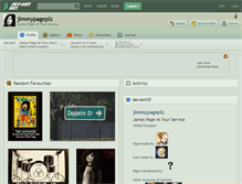 Tablet Screenshot of jimmypageplz.deviantart.com